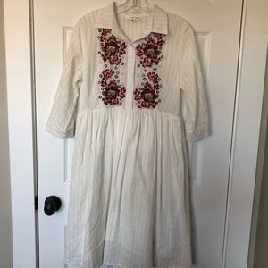 Embroidered boutique dress